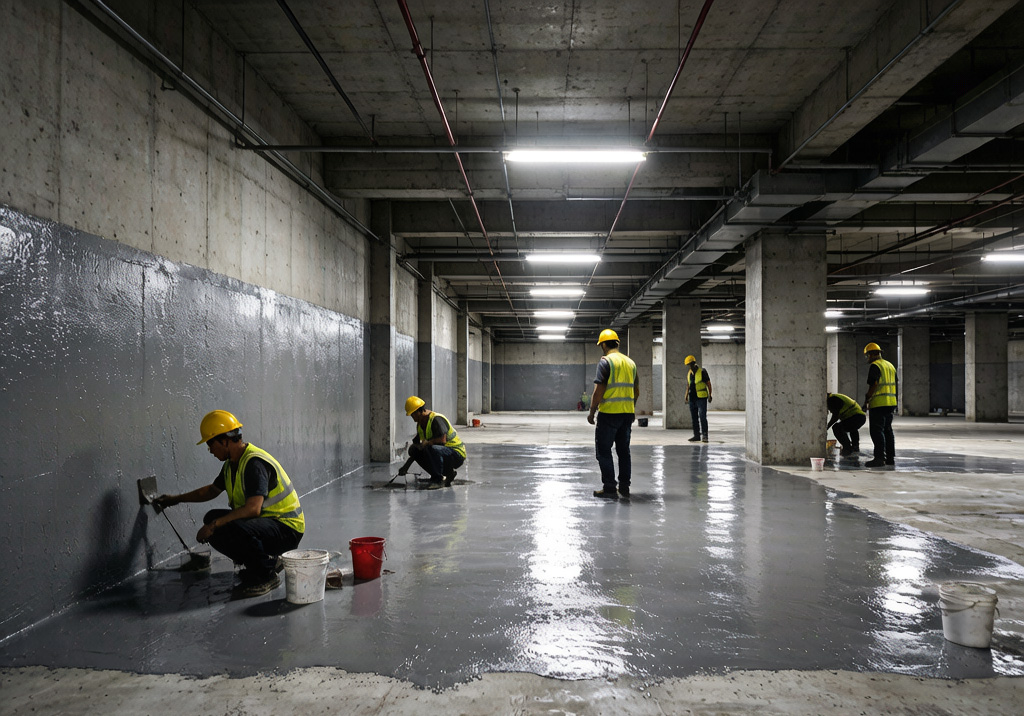 某高新区某高层住宅地下车库结构防水工程